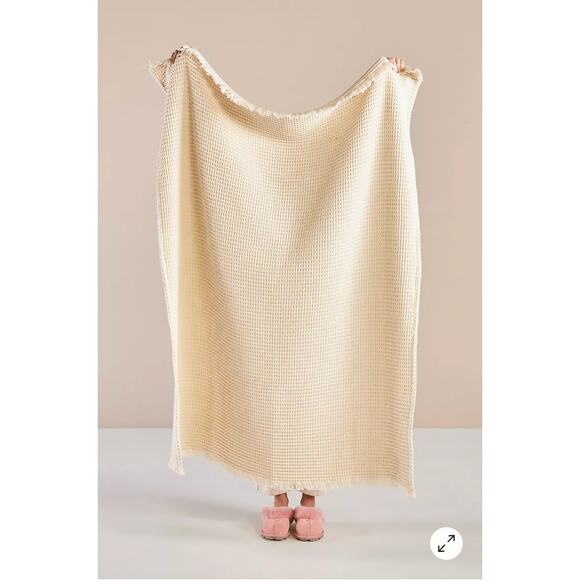 Woven Waffle Throw Blanket - Thumbnail 5